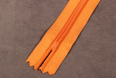 Молния потайная 20см на х/б основе Кирпичный 219 - изображение