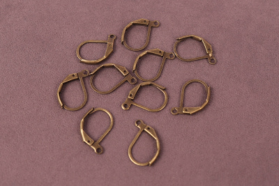 Основа 14*12мм под серьги Антик - изображение