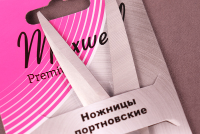 Ножницы Maxwell premium портновские 205мм Розовый/Никель - изображение