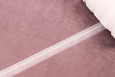 Тесьма для римской шторы 2см. с кармашком, капроновая для крючка - изображение