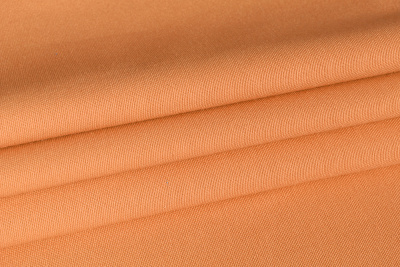 Интерьерная ткань DUCK с тефлоновым покрытием однотонная оранжевая - изображение