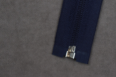 Молния разъемная 60см Т5 спираль  Т.Синий F330 - изображение