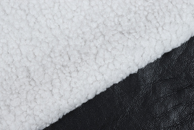 Мех-дубленка Черный/молочный - изображение