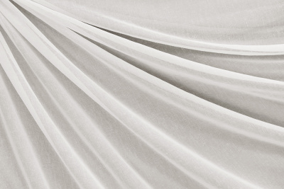 Тюль сетка молочная - изображение