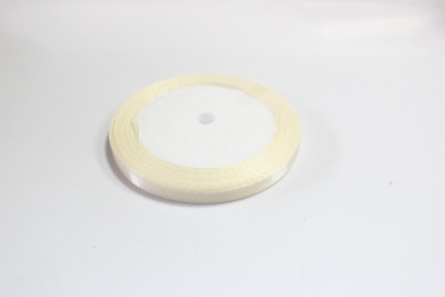 Лента атласная 6мм Молочный 002 - изображение