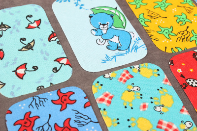 Термоаппликация 49*76мм Заплатка с рисунком Ассорти - изображение