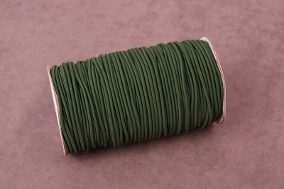 Резинка шляпная 3мм Т.Зеленый 273 - изображение