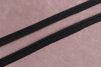 Кант 10мм отделочный х/б Черный №080 - изображение