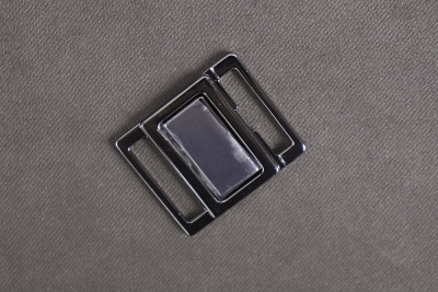 Застёжка для купальника металл 15мм Никель - изображение