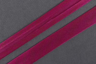 Атласная косая бейка 15мм Фуксия 063 - изображение