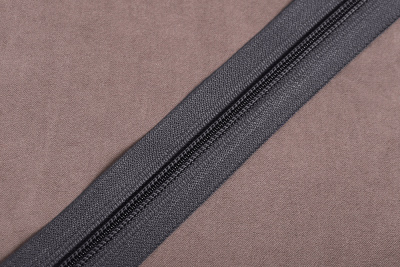 Молния спираль рулонная Т5 Т.Серый №312 - изображение