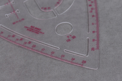 Набор лекал 6шт с копировальным роликом - изображение