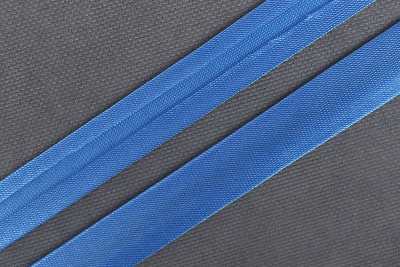 Атласная косая бейка 15мм Голубой 087 - изображение