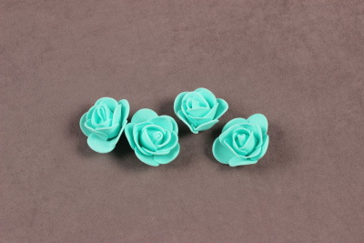 Роза 35мм из фоамирана Мятный - изображение