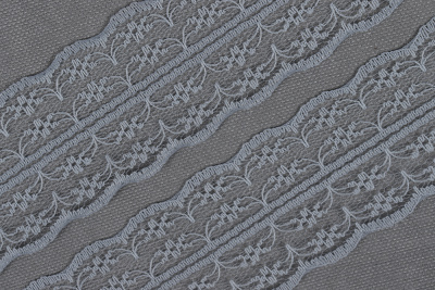 Кружево 45мм капроновое Серый - изображение