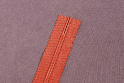 Молния потайная 50см нейлон Терракотовый - изображение