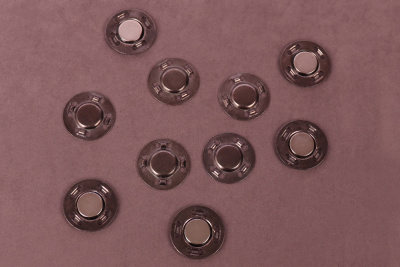 Кнопка магнитная 25мм пришивная Т.Никель - изображение