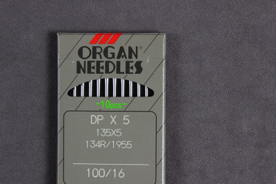Иглы для прямострочных машин DPx5/100 Organ 10шт - изображение