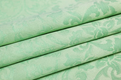 Столовая ткань Журавинка жаккард Светло-зеленый 1472/380302 - изображение