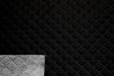 Стежка на капроне мелкая клетка  Черный - изображение