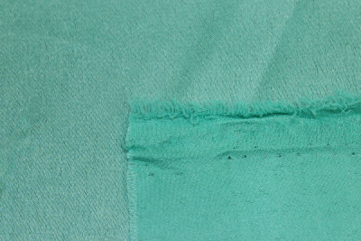 Креп-сатин однотонный Мятный - изображение