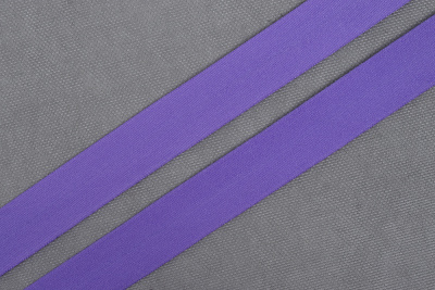 Трикотажная бейка 20мм Сиреневый яркий матовый - изображение