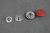 Кнопки пробивные 15мм Альфа матовый Красный Кнопки пробивные 15мм Альфа матовый Красный