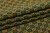 Трикотаж-жаккард ROYCE 54016 Ромбы/цветы Горчичный/зеленый/черный