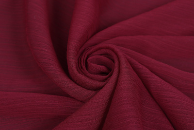 Шифон-креш 073-75 Бордовый - изображение