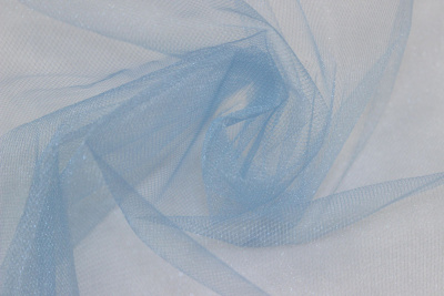 Фатин средней жесткости металлик Голубой 3 - изображение