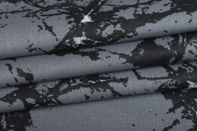 Бязь набивная 220 120 г/м.кв Мрамор Серый - изображение