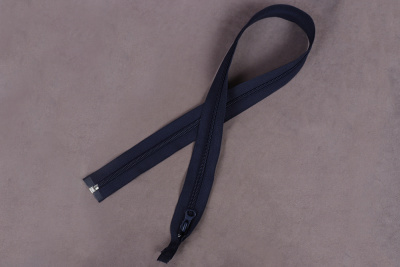 Молния разъемная 65см Т5 спираль Т.Синий 330 - изображение