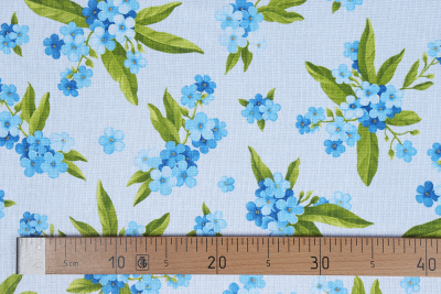 Полотно вафельное Тейково Незабудки - изображение