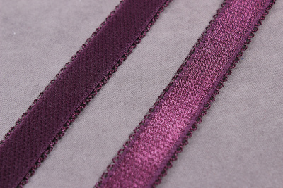 Резинка для бретелей 14мм Т.фиолетовый - изображение