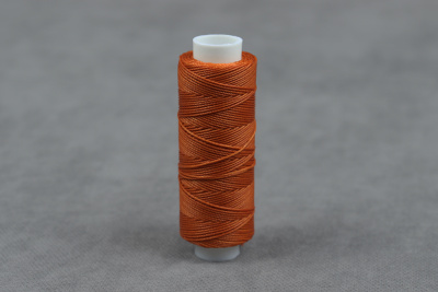 Нитки вощеные 0,45мм 40м. Рыжий - изображение