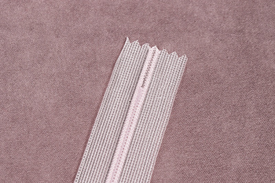 Молния потайная 50см на сетке Белый 101 - изображение