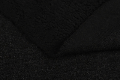 Мех подкладочный О-8ч 320гр/м.кв.Черный - изображение