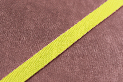 Киперная лента 10мм Лимонный - изображение