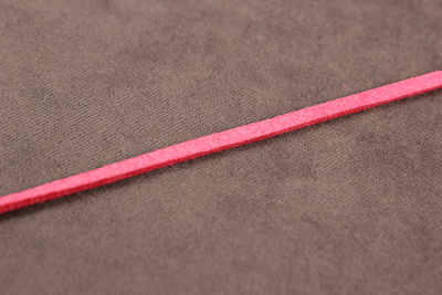 Шнур 3мм замшевый Коралловый - изображение