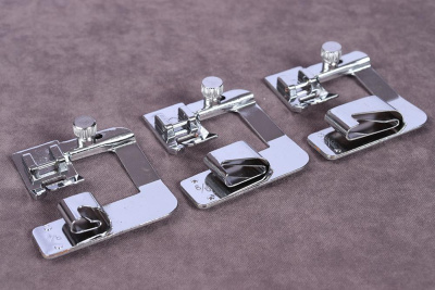 Набор подрубочных лапок для двойной подгибки 13/19/22мм 3шт - изображение