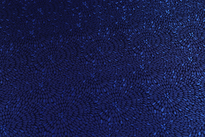 Жаккард монгольский сияние Т.синий - изображение