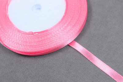 Лента атласная 6мм Розовый Н37 - изображение