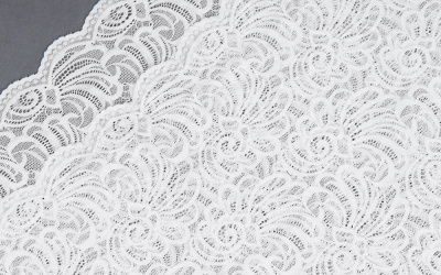 Гипюр-стрейч Белый - изображение