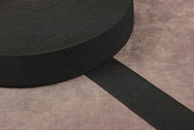 Резинка вязаная 35мм SOFT Черный - изображение