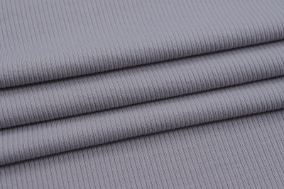 Трикотаж лапша с начесом Серый - изображение