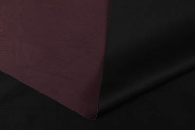 Кожа-стрейч фактурная Т.бордовый - изображение