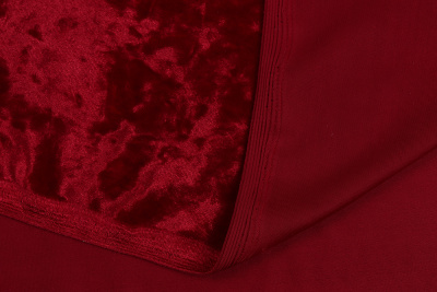 Велюр лёд Бордовый - изображение