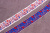 Лента 32мм жаккардовая 9017 Славянский орнамент Оберег Белый/синий/красный