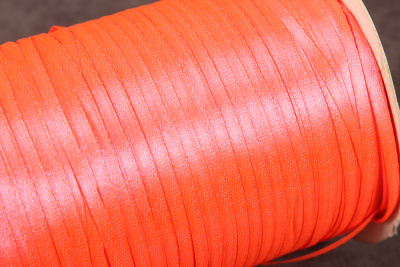 Лента атласная 3мм Розовый неон 398 - изображение