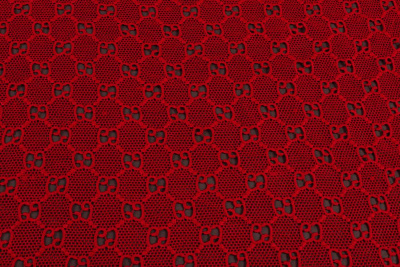 Полотно кружевное Красный - изображение
